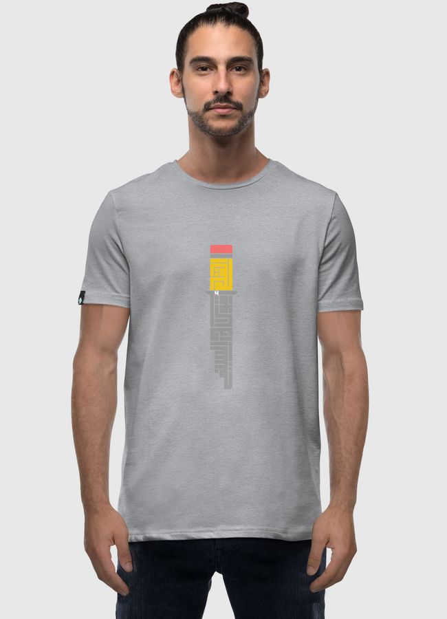 القلم أقوي من السيف بخط الكوفي - Men Premium T-Shirt