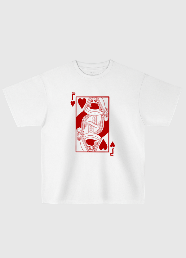 Queen of hearts Oversized T-Shirt