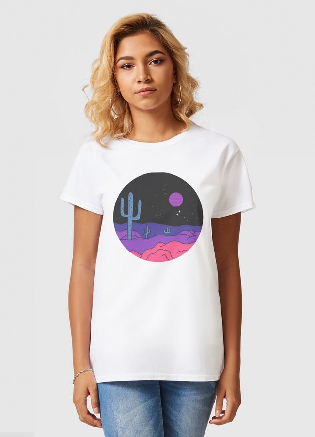 Violet Planet - Women Basic T-Shirt