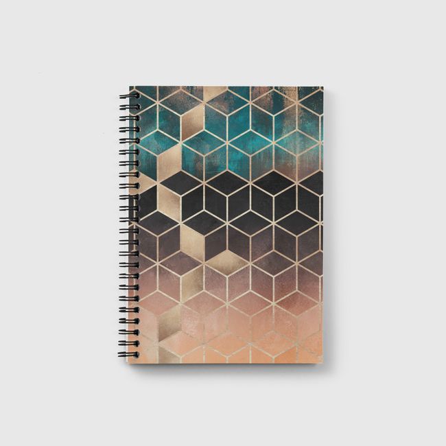 Ombre Dream Cubes - Notebook