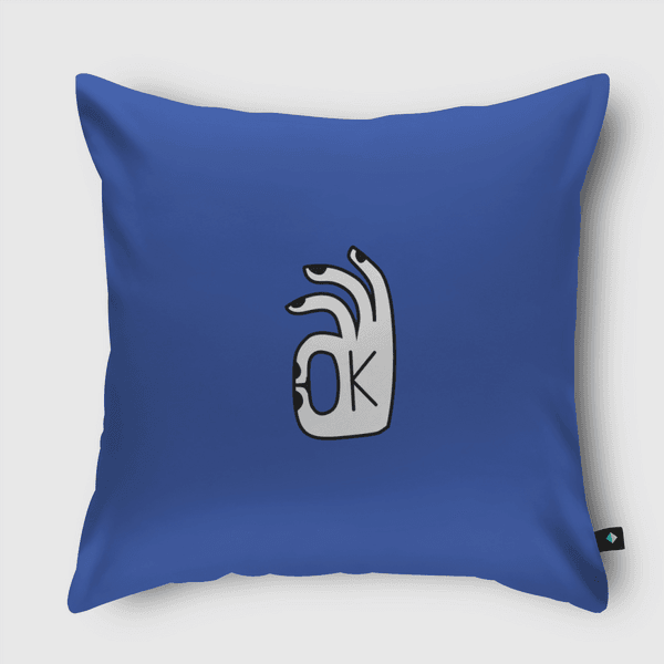 Ok Throw Pillow