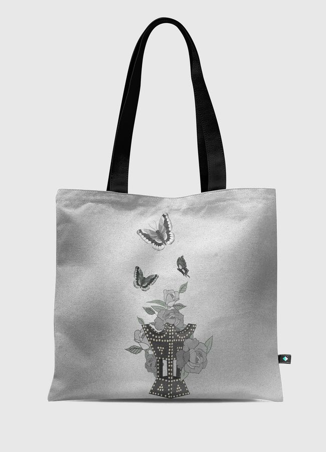 Flowers and butterflies  - Tote Bag