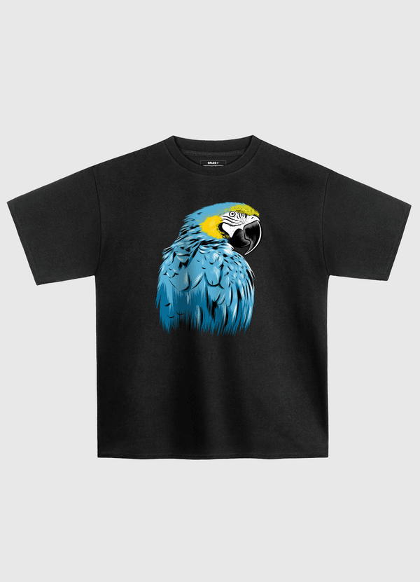 Tropical Macaw Oversized T-Shirt