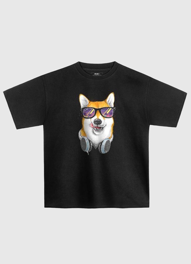 Shiba Inu in Paradise - Oversized T-Shirt