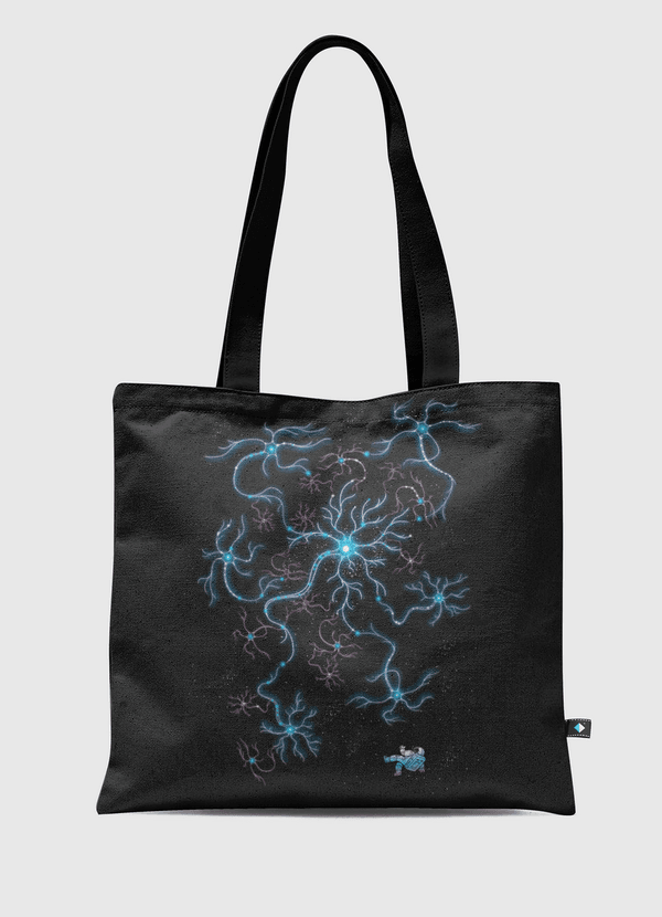 Neuron Galaxy Tote Bag