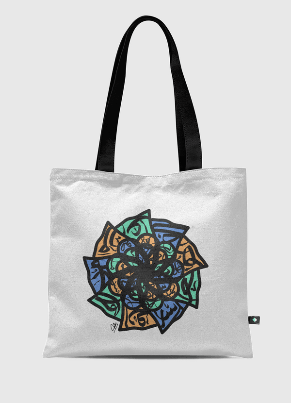 Calligraphic pattern Tote Bag