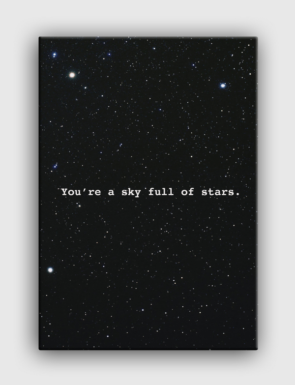 Sky full of stars  Canvas