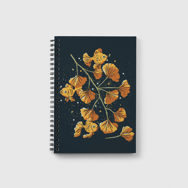 Ginkgo Golden Fish Notebook