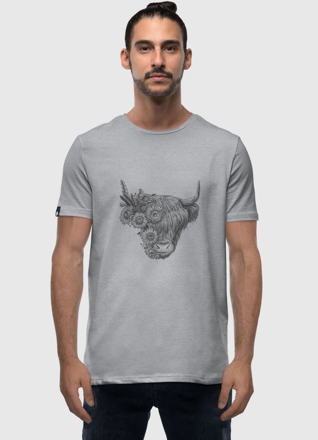 Floral bull - Men Premium T-Shirt