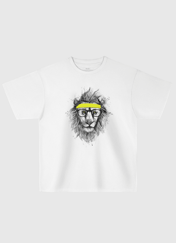 Hipster lion Oversized T-Shirt