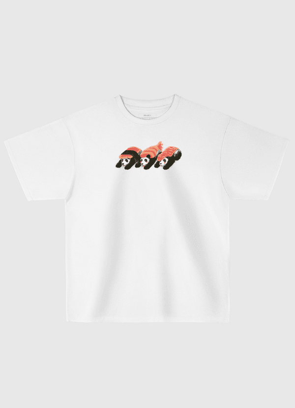 Panda Sushi Oversized T-Shirt