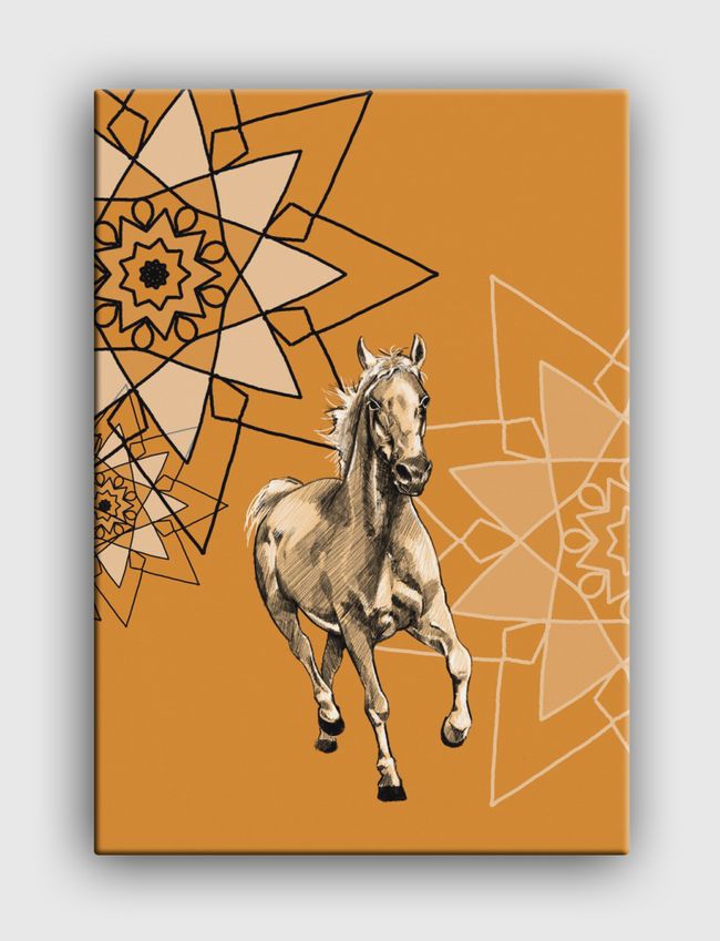 Arabian Horse  - Canvas