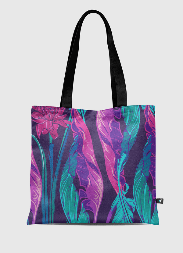 Floral Feathers Designs Tote Bag