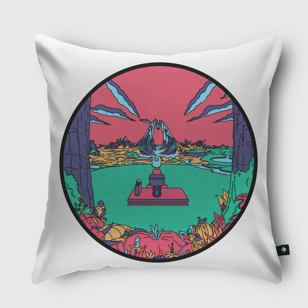 The Old Man and the Seat Throw Pillow