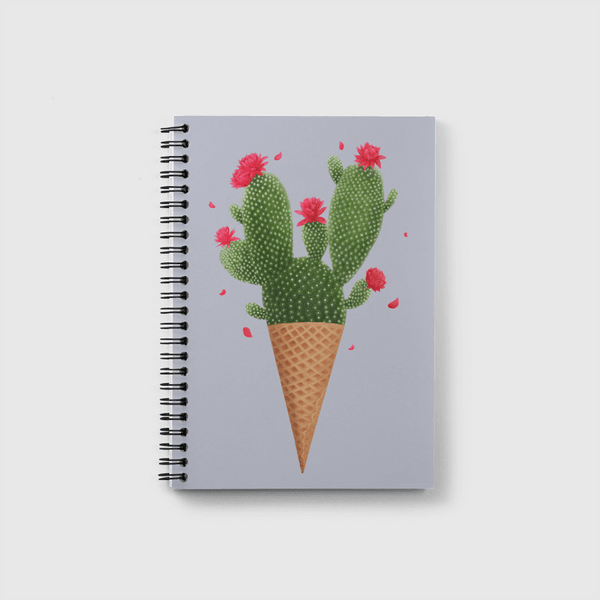 Ice cream with cactus Notebook