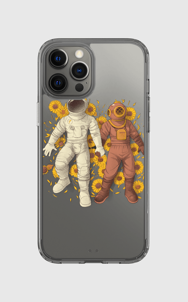 Astronaut Scuba Diving Clear Case