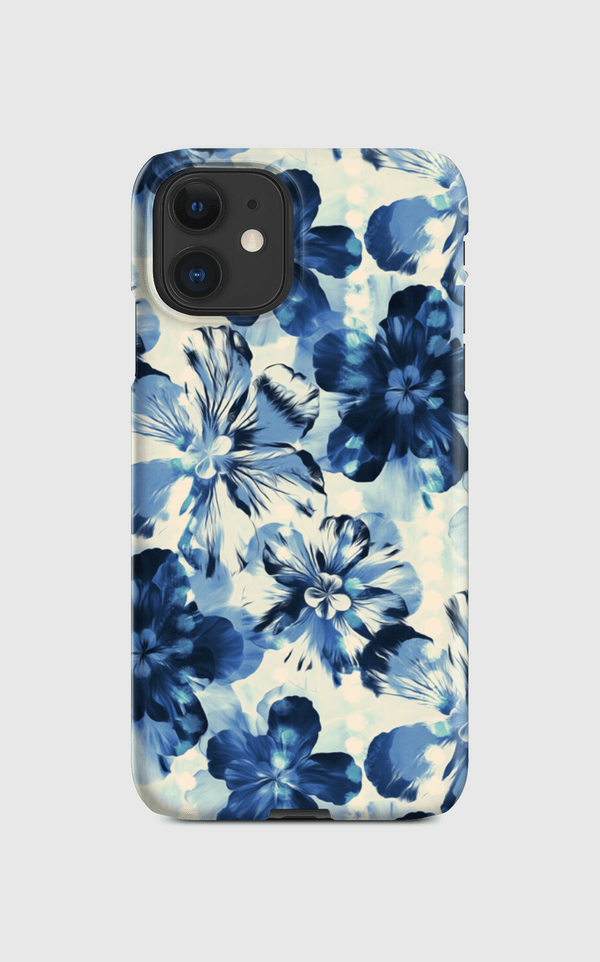 Oversized Indigo Floral Regular Case