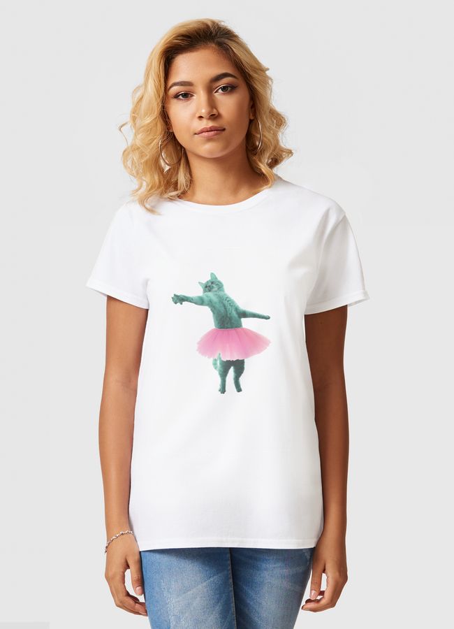 ballerina cat - Women Basic T-Shirt