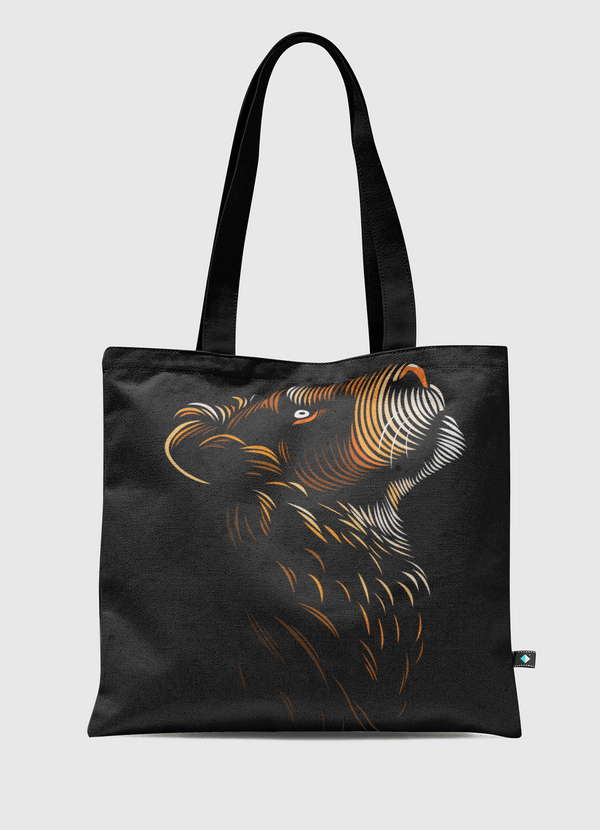 Lion lines up Tote Bag