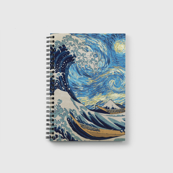 Van Gogh Wave Notebook