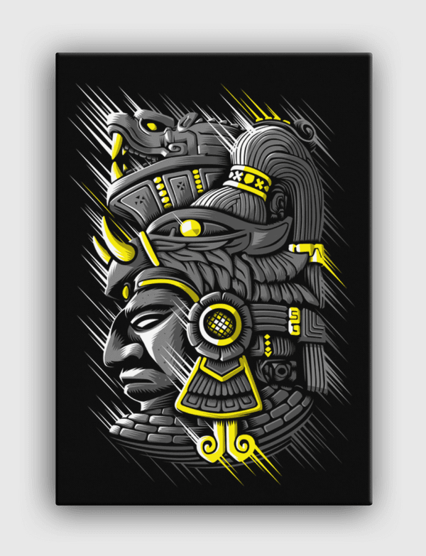 golden Aztec Canvas