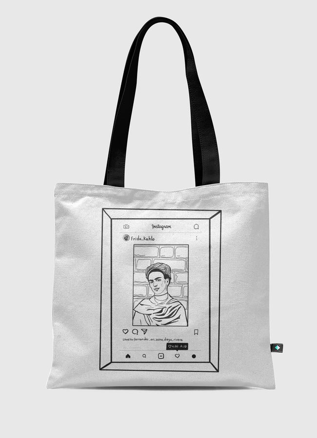 Hipster Frida Kahlo - Tote Bag