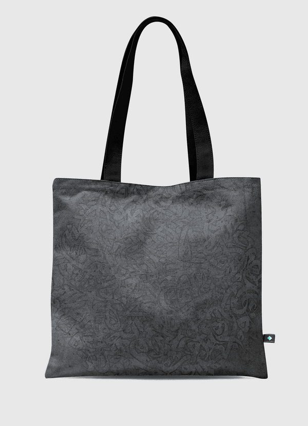 Fiction Calligraphy Tote Bag