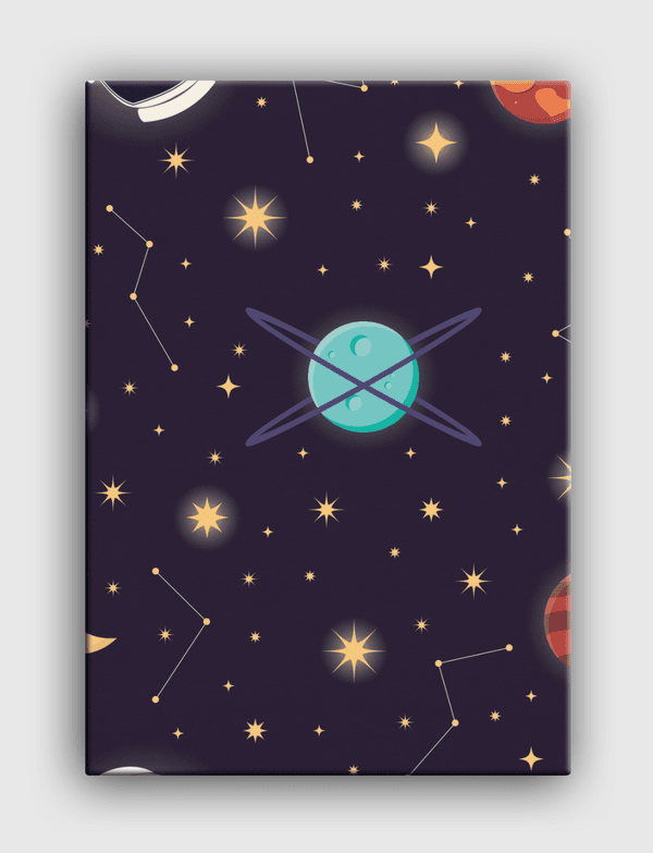 Galaxy pattern 001 Canvas