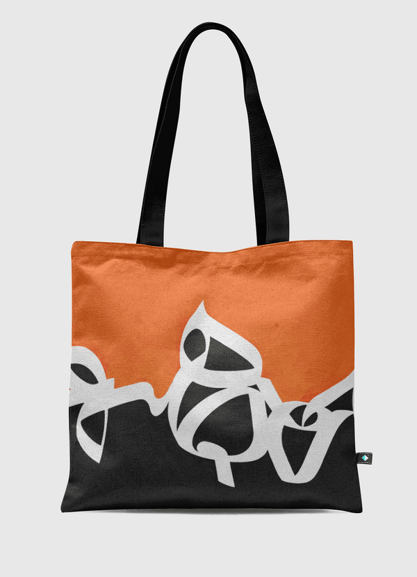 Orange Fury Tote Bag