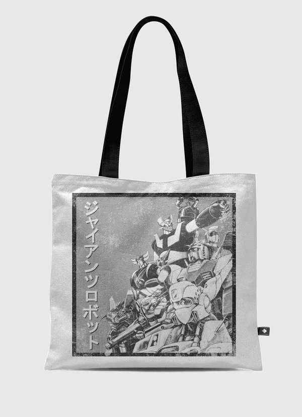 UFO Giants Robots Tote Bag