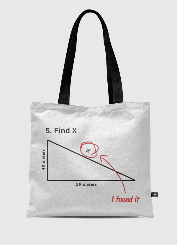 Find X Tote Bag