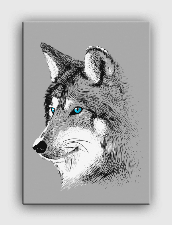 Sketch Wolf Canvas