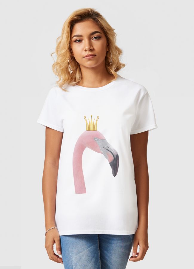 Queen flamingo - Women Basic T-Shirt
