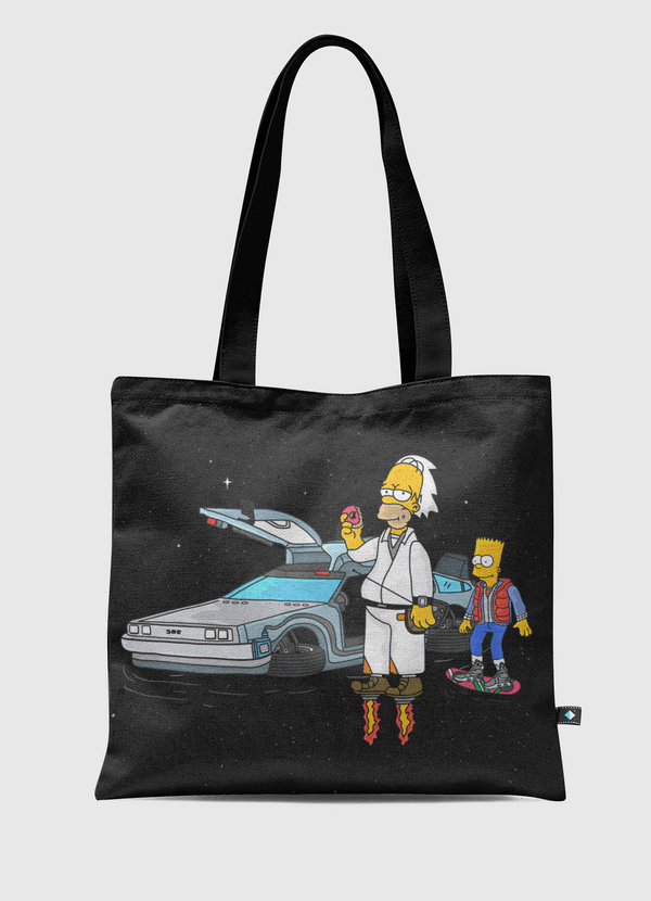 Back to the Future Space Tote Bag