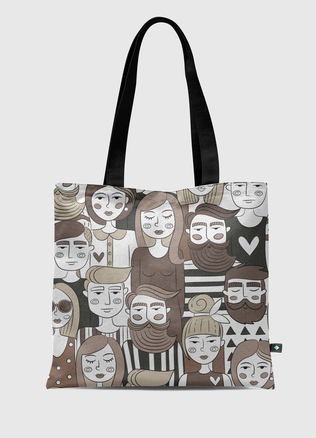 faces - Tote Bag