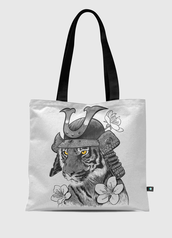 Samurai Tiger Tote Bag