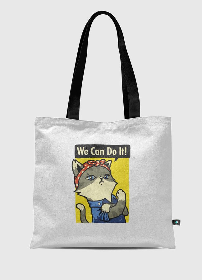 Purrsist! We Can Do It! - Tote Bag