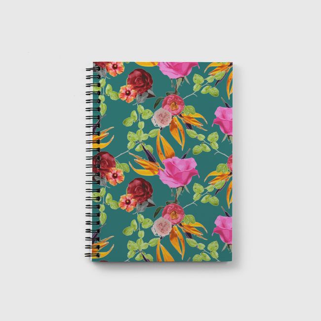 Chaman Garden (Green) - Notebook