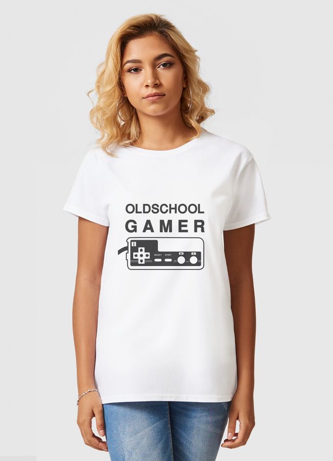 old school gamer - Women Basic T-Shirt