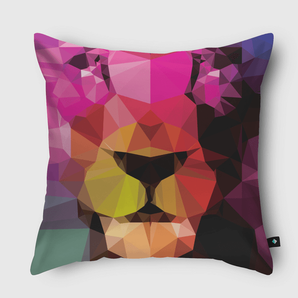 THE LION Throw Pillow
