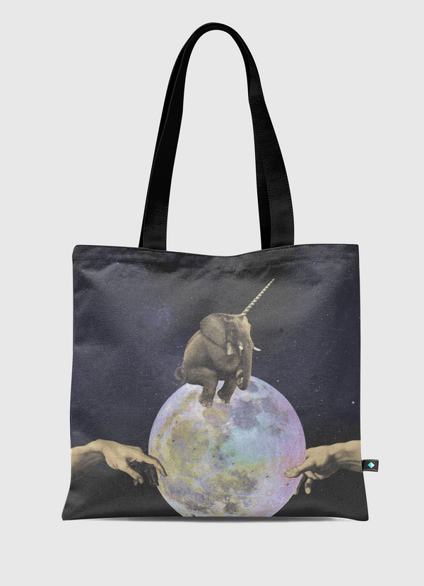 أنا والقمر أصحاب Tote Bag