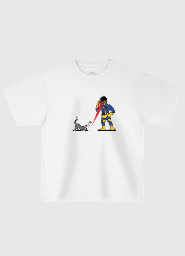 Cats and Lasers Oversized T-Shirt