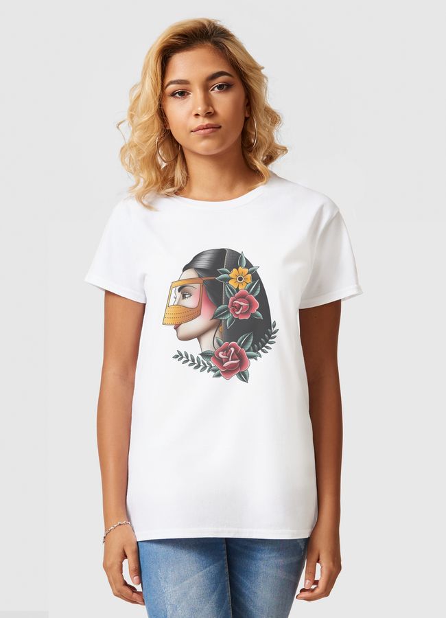 Battoulah n' Flowers - Women Basic T-Shirt