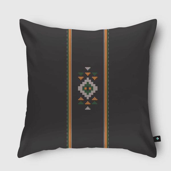 SADU BLACK V 1.0 Throw Pillow