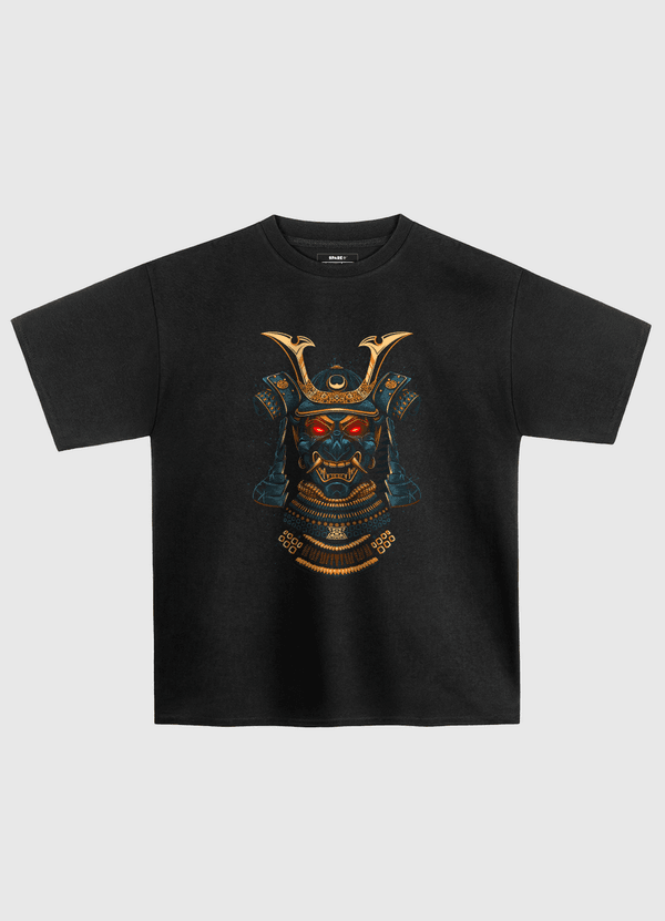 Awesome Samurai Gold Oversized T-Shirt