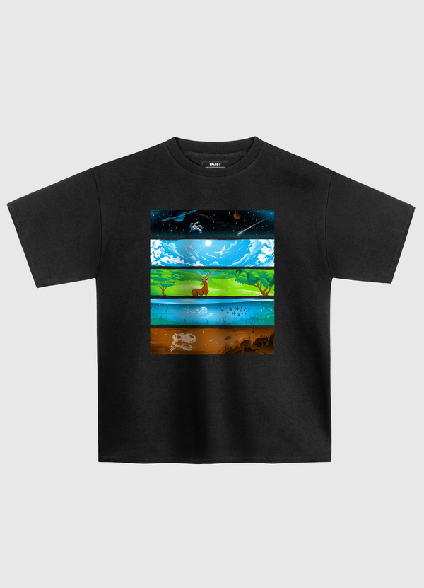 Across The Earth Oversized T-Shirt