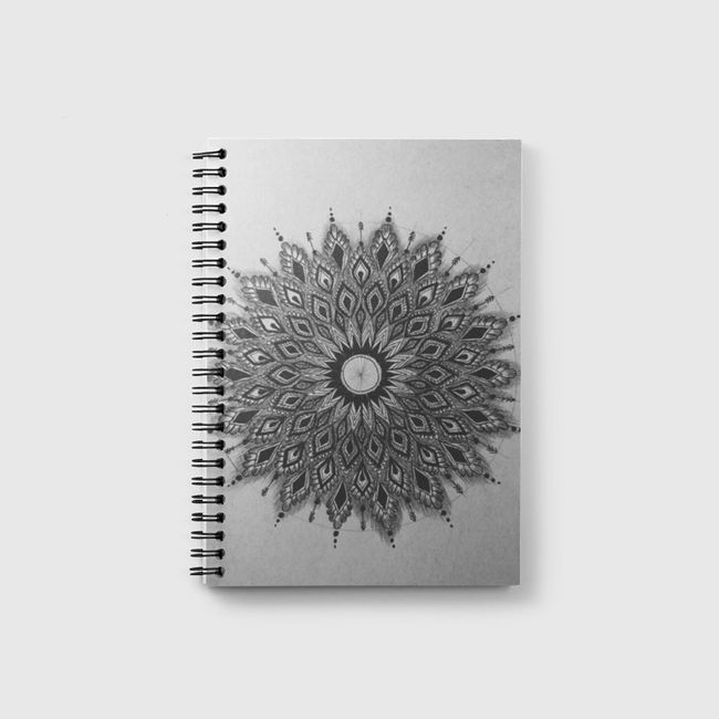 Gray mandala - Notebook