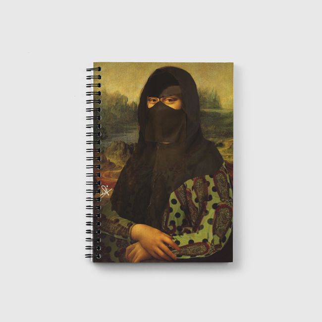 monaliza with her burqa - Notebook