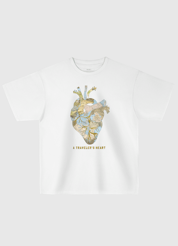 A Traveler's Heart Oversized T-Shirt