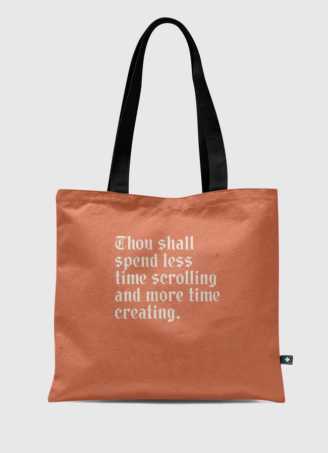 Thou Shall Spend Less - Tote Bag